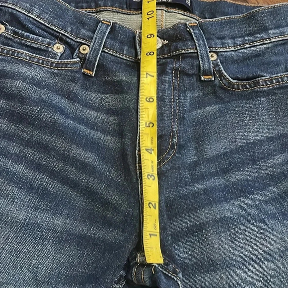 Hollister Slim Straight Jeans 26 X 28 Medium to dark wash Back to school - Picture 5 of 10